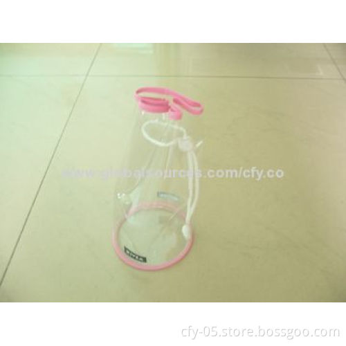 Round-shaped Cosmetic Bag with 0.15-0.50mm Thickness, OEM Services Welcomed